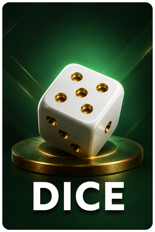 Fairplay Dice game icon featuring a 3D dice for online casino gaming.