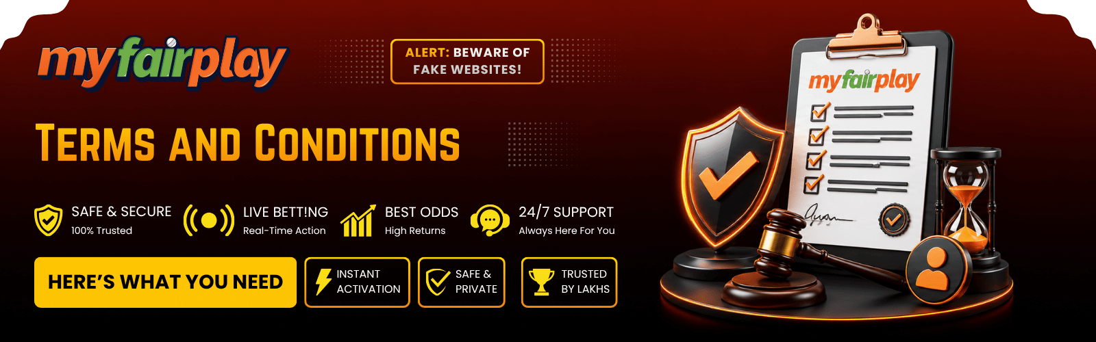 MyFairPlay Terms And Conditions