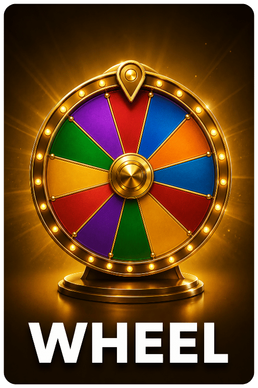 Fairplay Wheel game icon featuring a colorful prize wheel for exciting online casino gameplay.