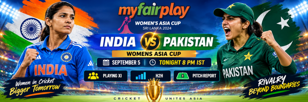 India vs Pakistan Womens Asia Cup September 5