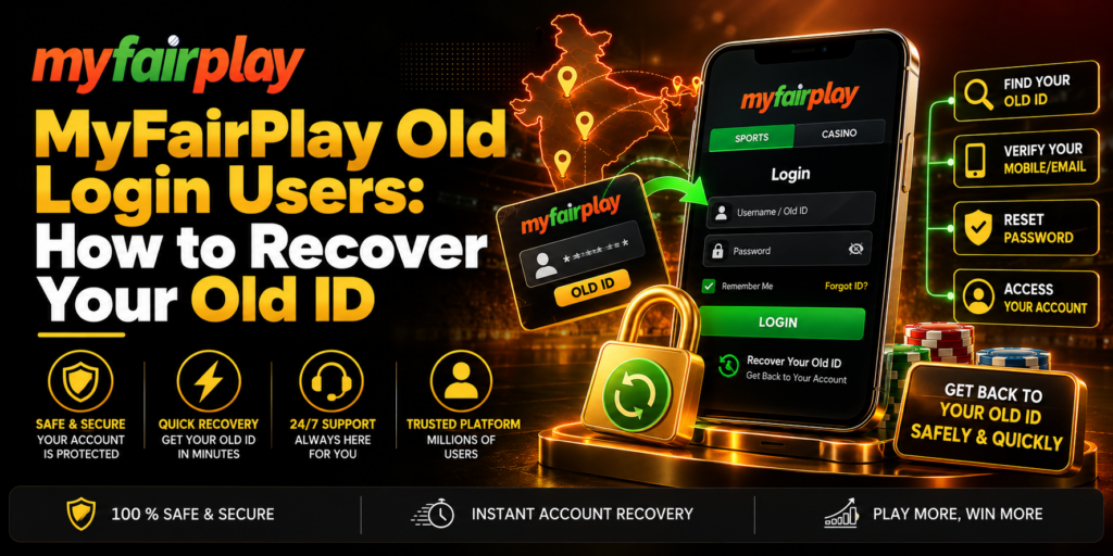 MyFairPlay old login users: how to recover your old ID